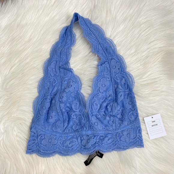 Urban Outfitters Blue Lace Bralette - Picture 1 of 4
